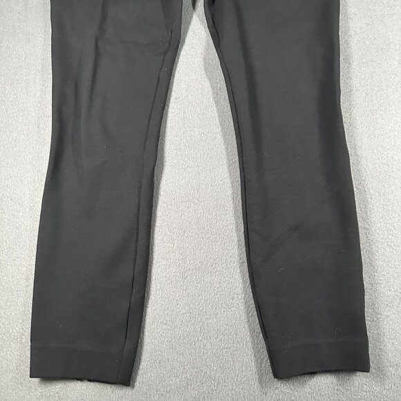 Spanx Pants Womens Small Black High Rise Stretch Skinny Jeggings Pull On Slit - Picture 2 of 10